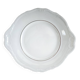 Porcelain mignardise dish with ear handles, double gold line manufacture.