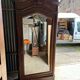 Old solid wood hosiery cabinet