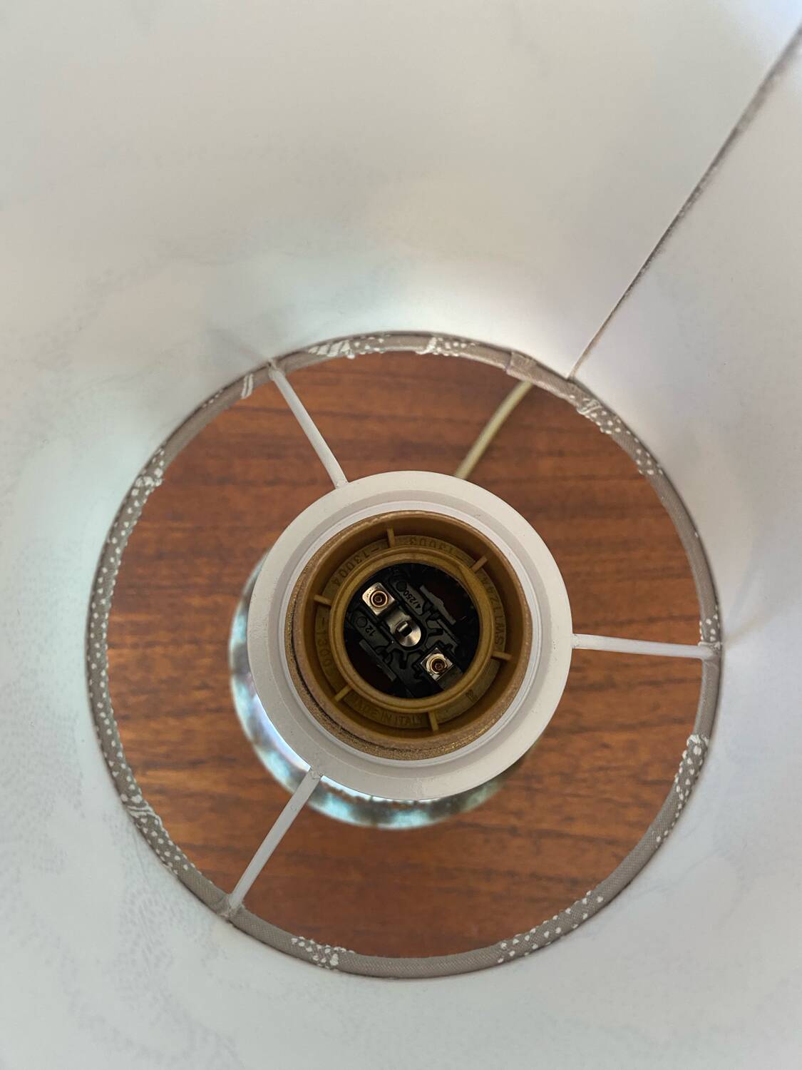 Set of 2 Danish ceramic bedside tables