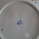Old openwork Meissen earthenware plate decorated with blue onions 19th century