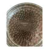 Round box with Lalique crystal lid