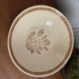Ensemble plat et saladier - 70s