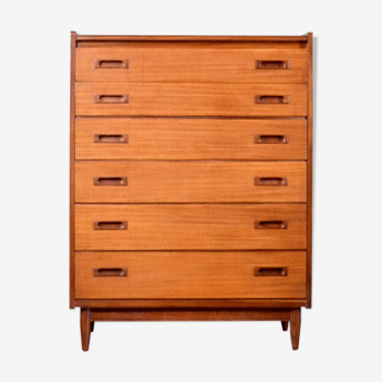 Midcentury White and Newton chest of drawers