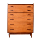 Midcentury White and Newton chest of drawers
