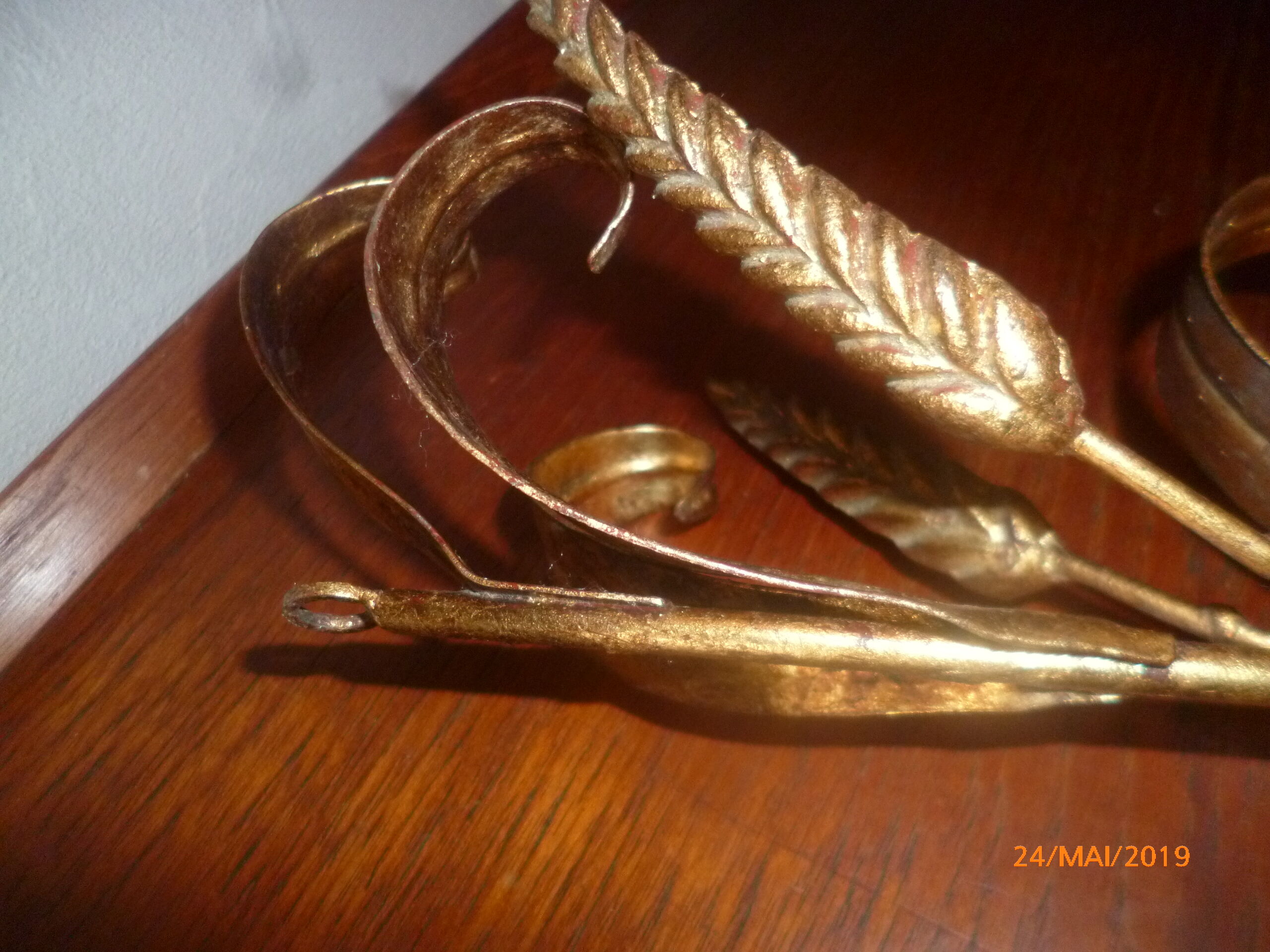 2 wall sconces Golden EPIs of ble 1950 1960