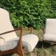 Pair of modern VK armchairs by J.Graz in caviuna, 1950s