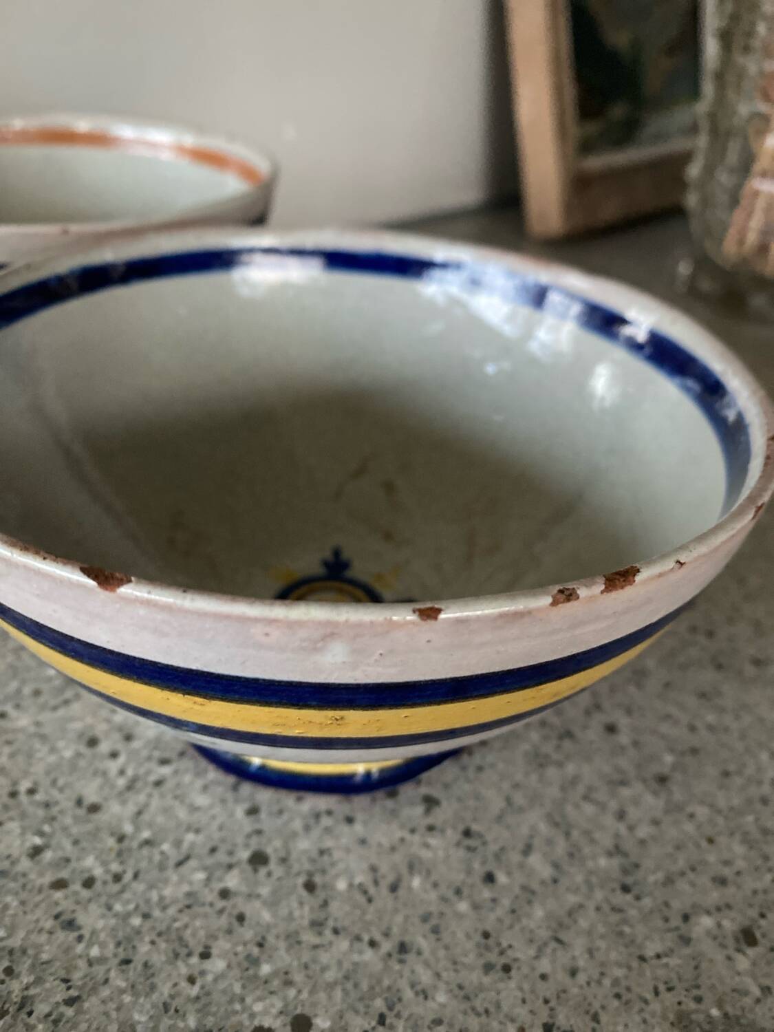 2 19th century earthenware bowls.