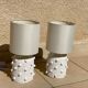Pair of repainted vintage vases