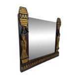 Art Deco style mirror in carved wood