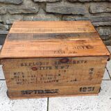 Old wooden crate explosive industrial style 50