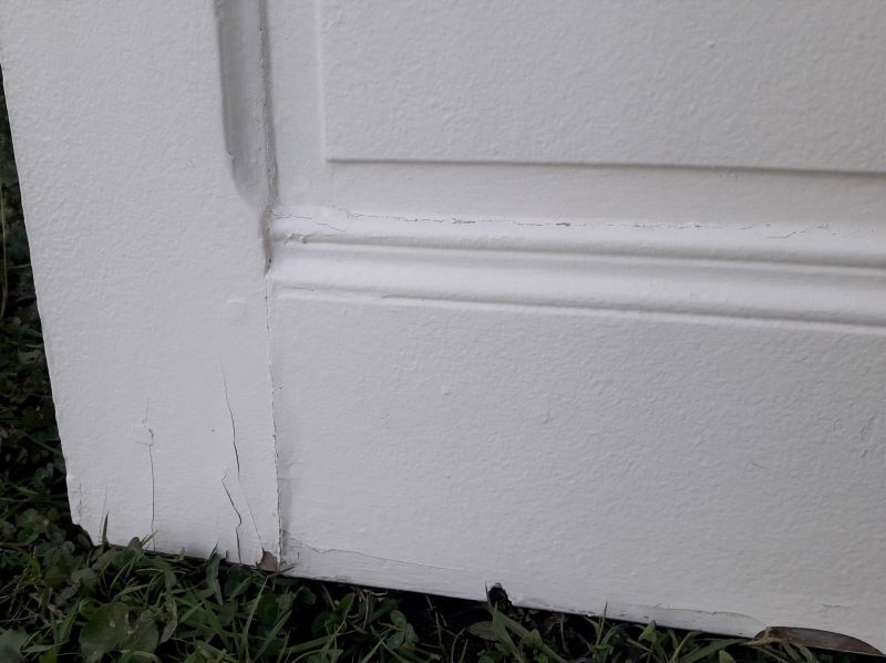 Communication door 82,5x216,8cm old molded