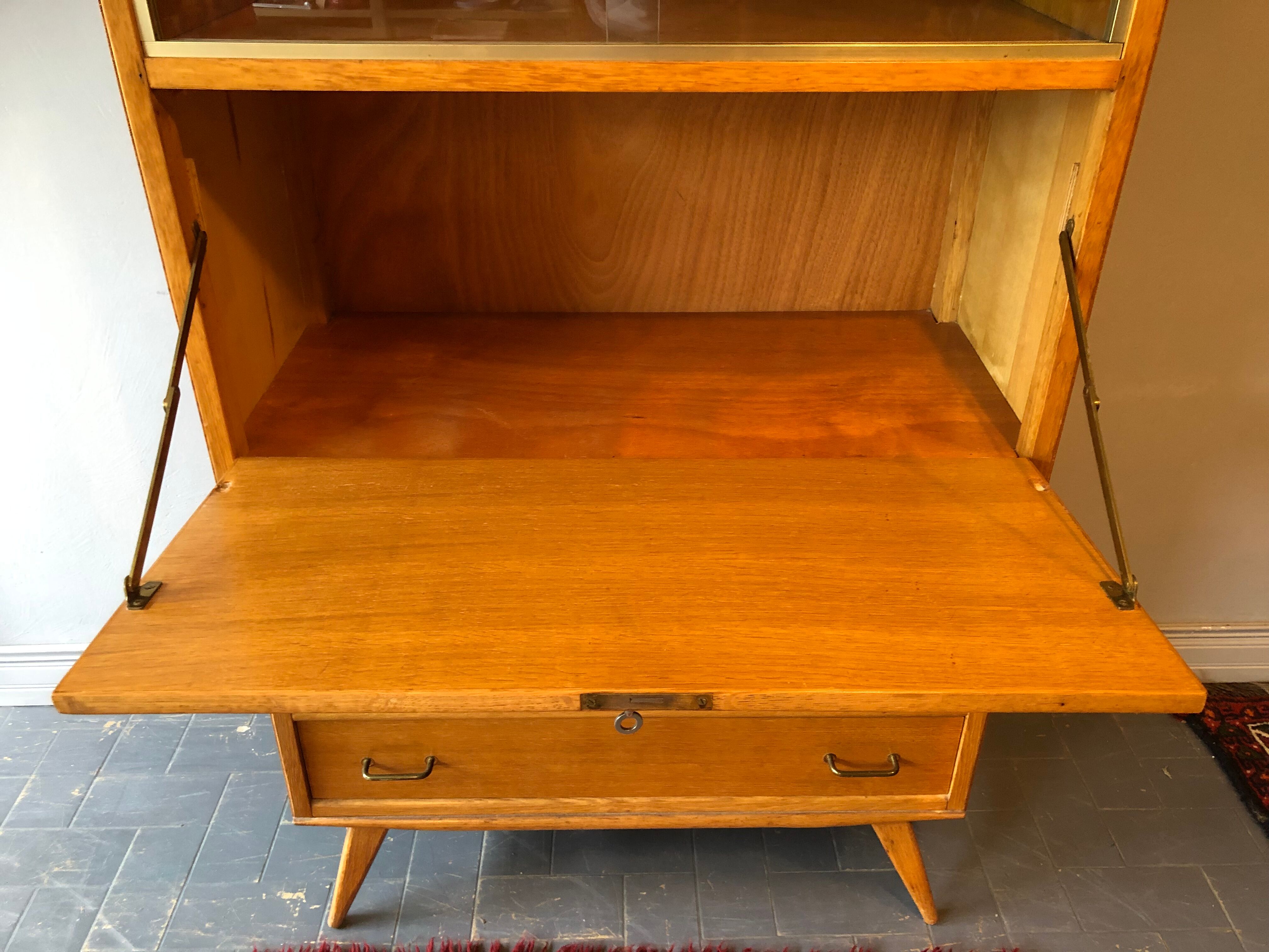 Secrétaire vintage pieds compas