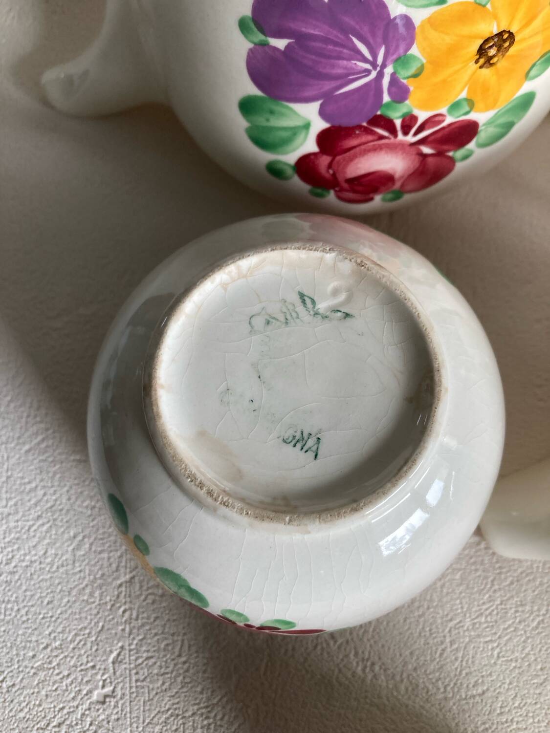 Villeroy and Boch Campagna coffee/teapot set, milk jug, sugar bowl