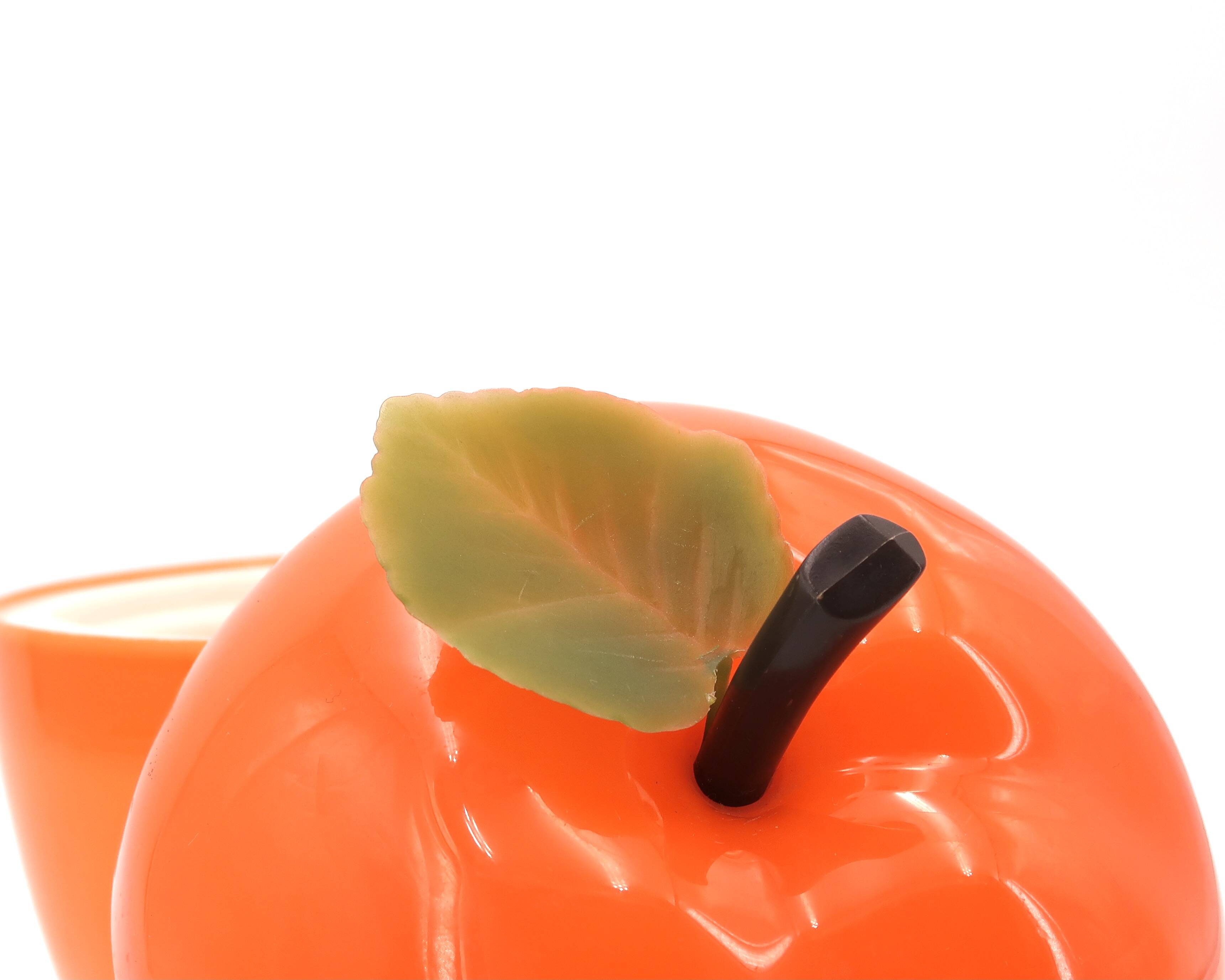 Apple orange ice bucket, 1970s