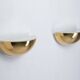 ‘‘Quarto 453’’ wall lamps by Tobia Scarpa for Flos, Italy, 1970s.