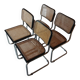Set of 4 Cesca B32 chairs