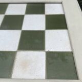 Small vintage table / dressing table with earthenware