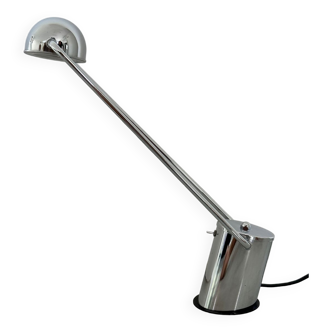 Designer chrome table desk lamp circa 1980