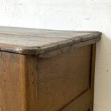 18th century solid oak chest