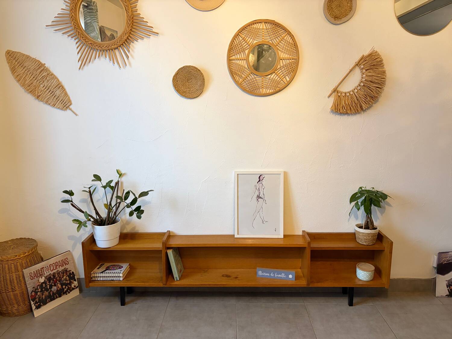 Very beautiful Scandinavian sideboard (shallow)