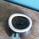 Flamed ceramic ashtray in the style of Vallauris or West Germany
