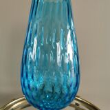 Light blue glass vintageform vase