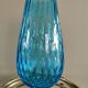 Light blue glass vintageform vase