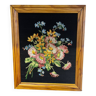 Vintage flowers canvas frame