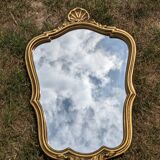 Old mirror gilded
