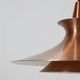Mid-century pendant lamp / copper / aluminium / Danish modern design / 1960s / 1970s