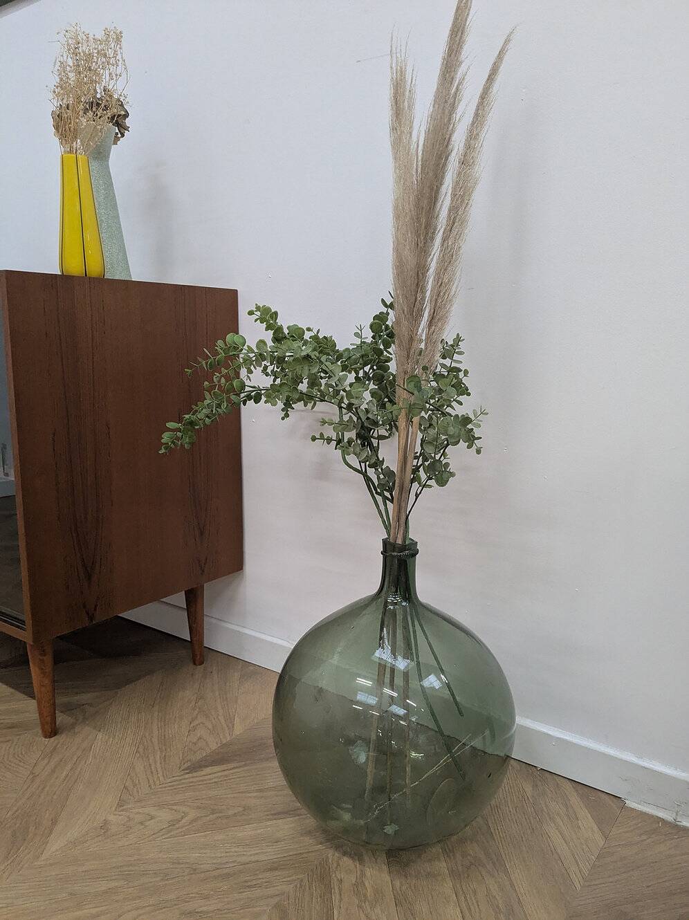 Vintage denim vase