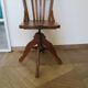 Rare American office chair - wooden - swivel - 50s/60s - child