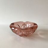 Ashtray pink glass