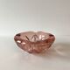 Ashtray pink glass