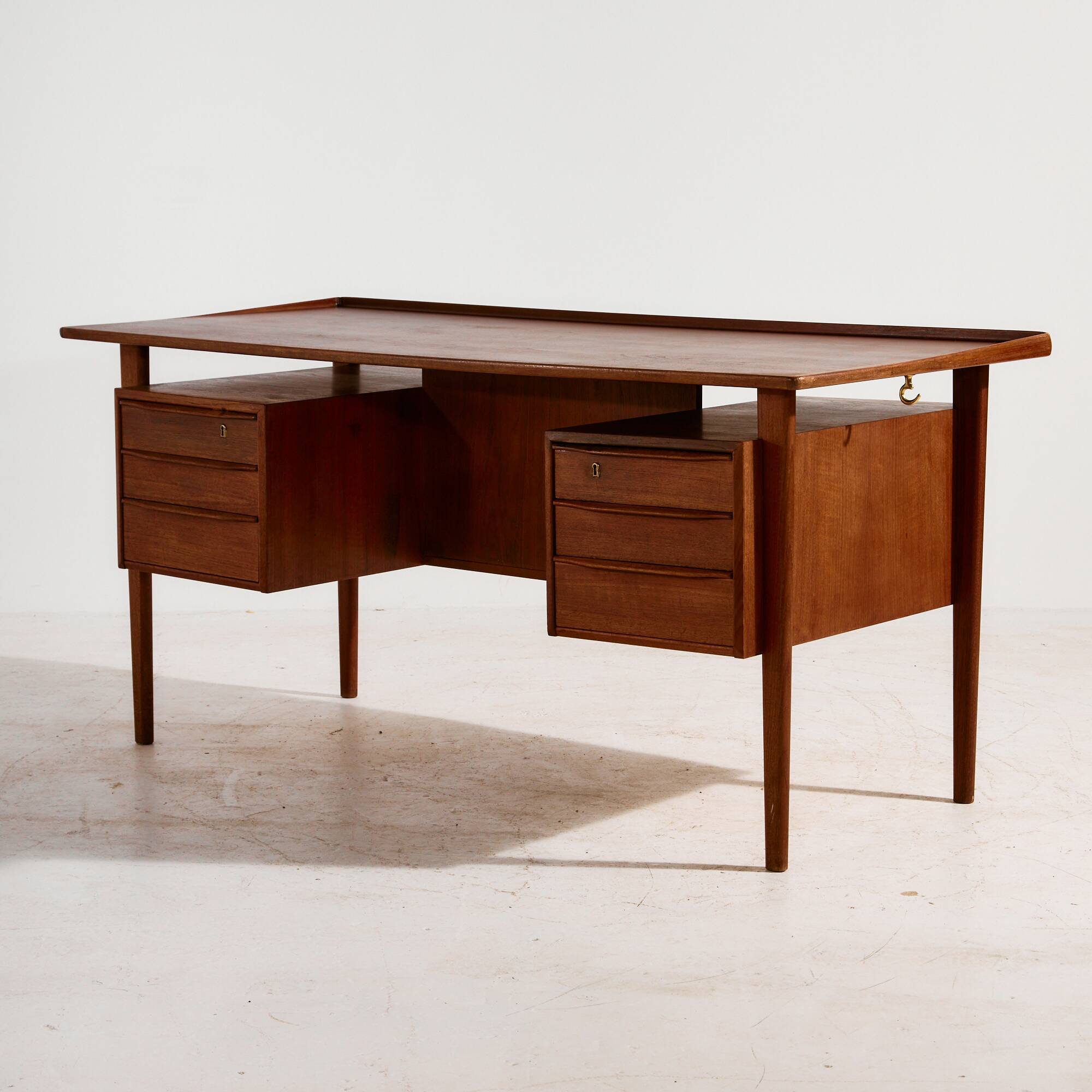 Teak desk by Peter Løvig Nielsen for Hedensted Møbelfabrik