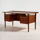 Teak desk by Peter Løvig Nielsen for Hedensted Møbelfabrik