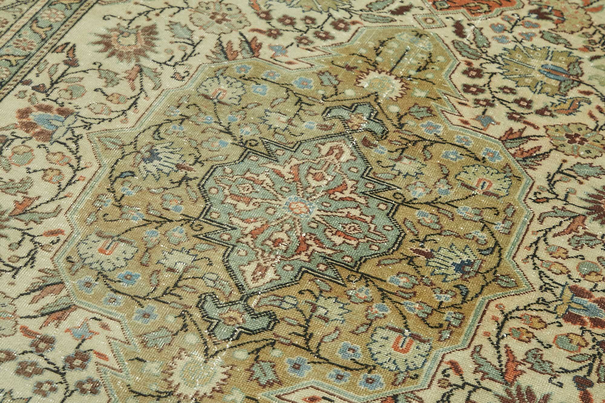 Tapis vintage en laine turque Kayseri 145 cm x 234 cm