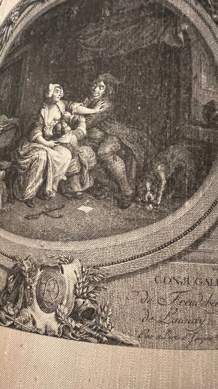 Lampe de table vintage avec motif.