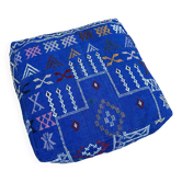 Handmade Berber Kilim pouf, floor cushion