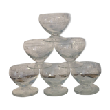 Vintage stemmed glasses