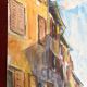 Watercolor Saint-Paul de Vence, rue portail-levis