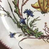 Plate Sarreguemines model 'butterfly'