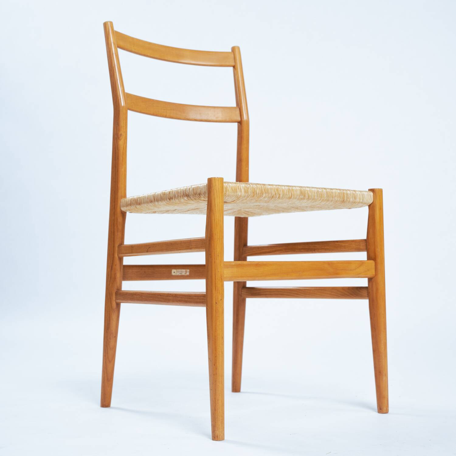 gio PintiCassina Leggera chairs, set of 6, early edition, 1960s