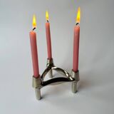 Vintage MCM modular candleholder by Fritz Nagel for BMF