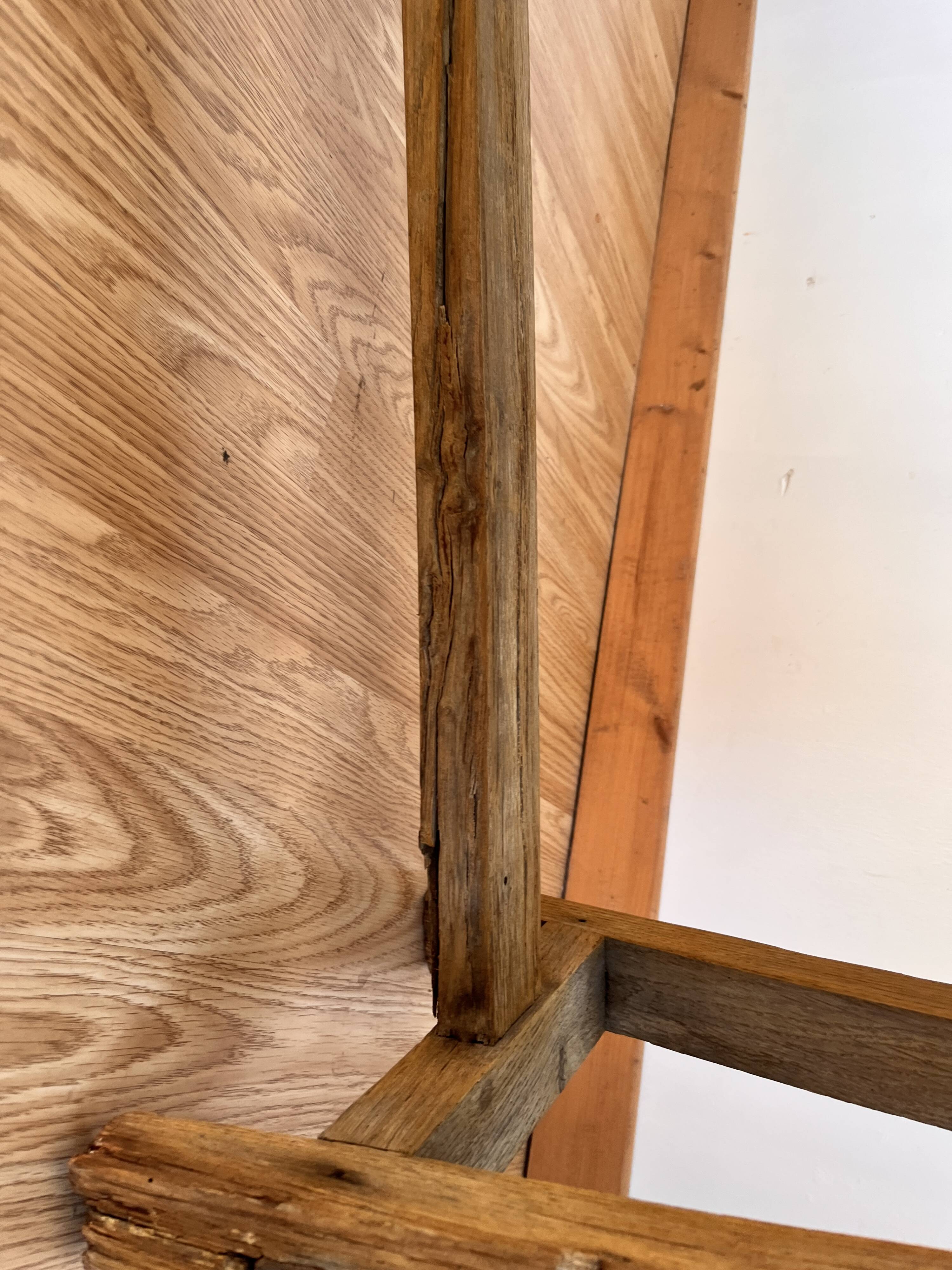 Wooden bench