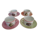Lot de 4 tasses  à thé de marque  Médard de noblat