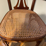Bistro chair J&J Kohn Austria Art Nouveau canning and bentwood