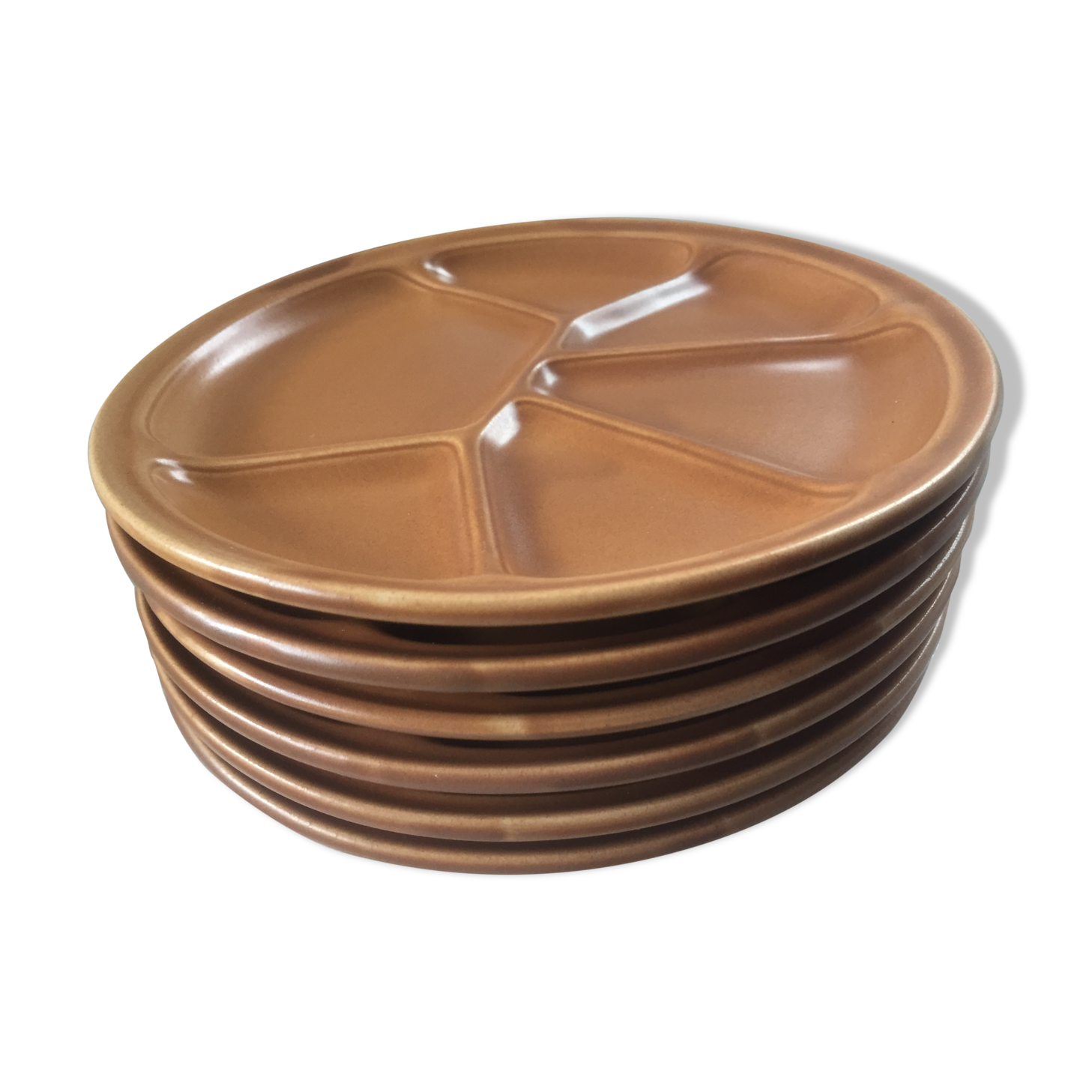 Gien fondue plates