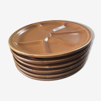 Gien fondue plates