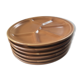 Assiettes à fondue Gien